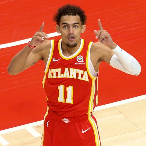 Trae Young is averaging 27.7 points and 10.3 assis