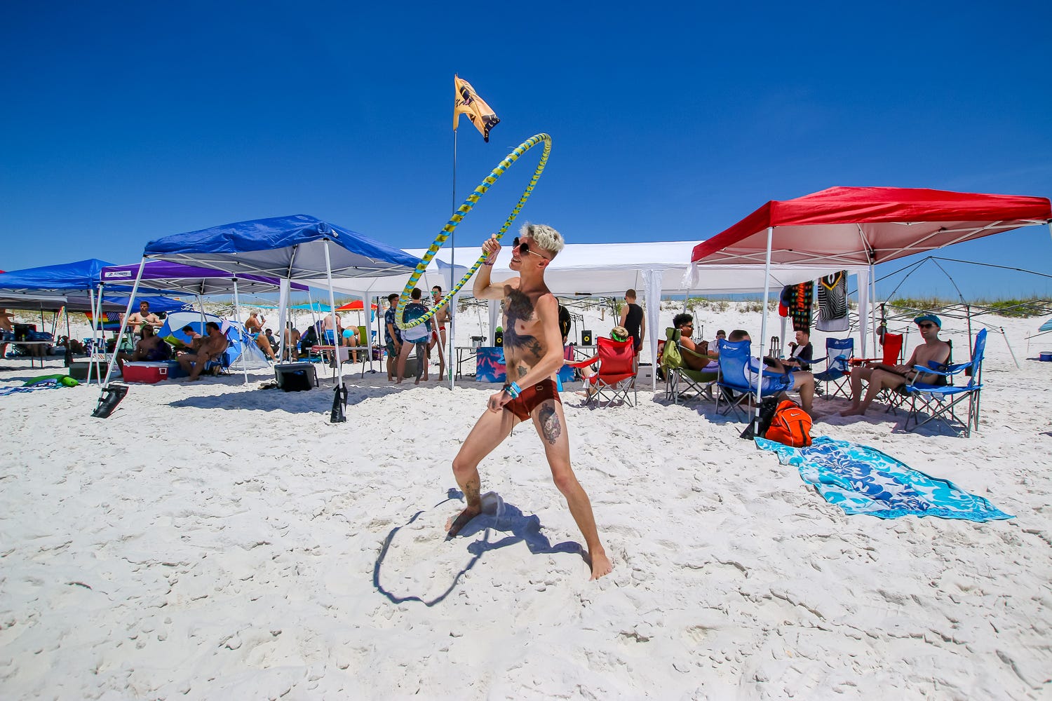 Pensacola Beach Memorial Day weekend 2021 traffic near preCOVID stats