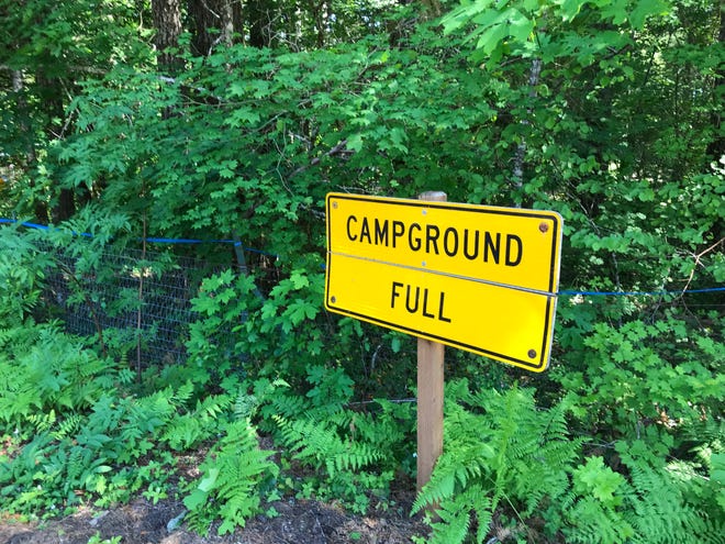 Detroit Lake Recreation Area's campground was at capacity for Memorial Day weekend 2021, despite the wildfire damage.