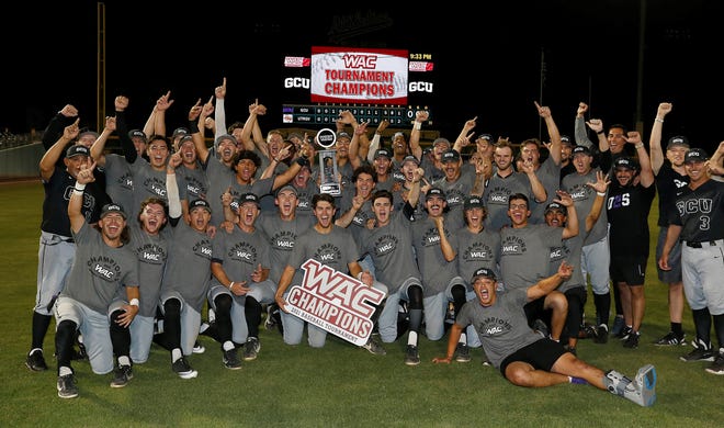 Grand Canyon won its first WAC tournament championship with a 5-4, come-from-behind win over UT Rio Grande Valley. Photo courtesy of GCU Athletics