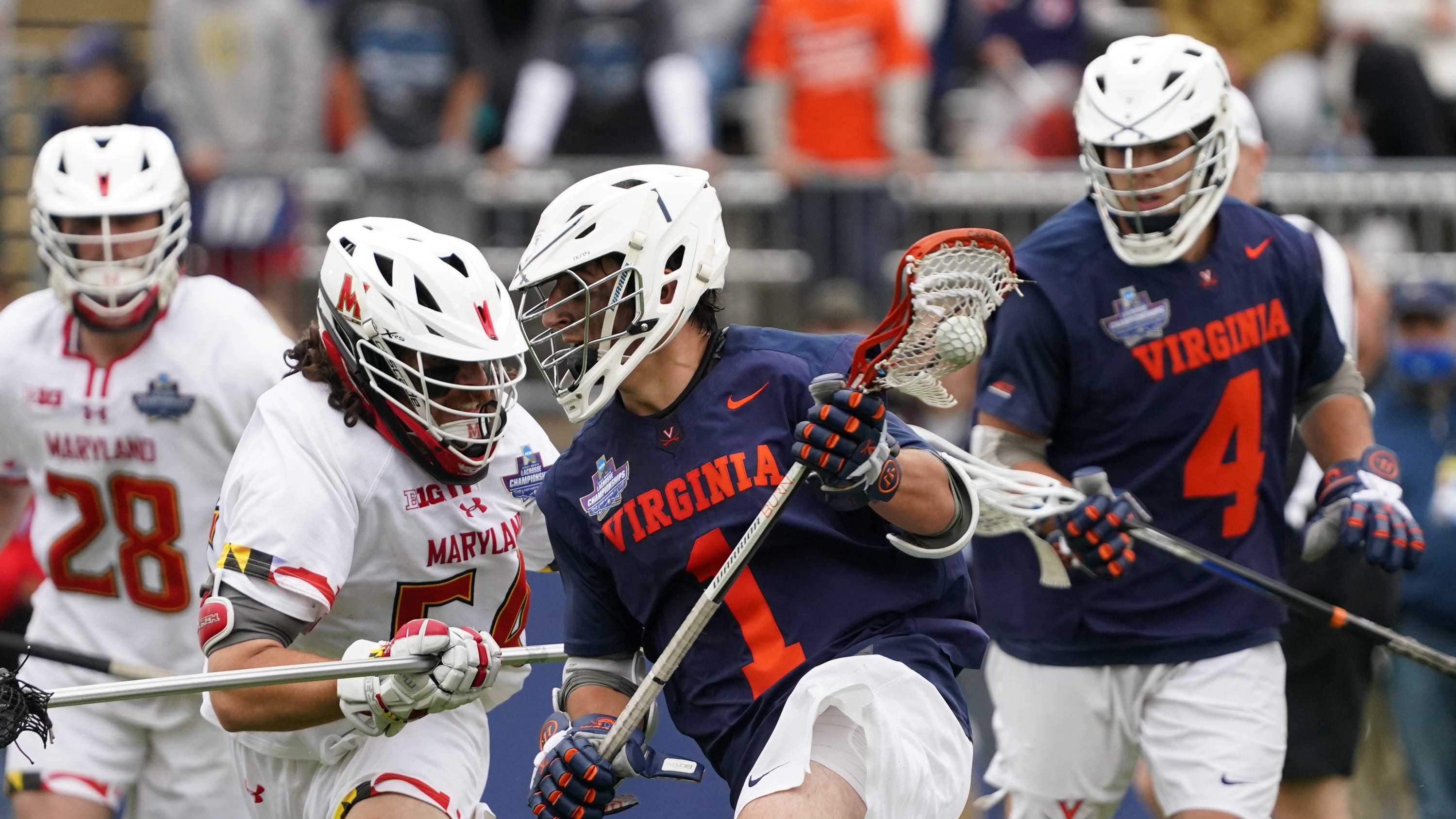 NCAA men's lacrosse Virginia beats Maryland in wild championship game