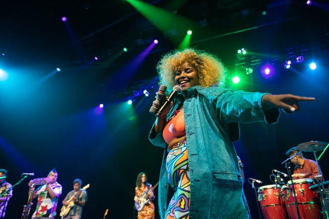 Singer Kam Franklin fronts Houston band the Suffers, playing Nov. 13 at the LBJ Library Lawn with Jade Bird as part of the Longhorn City Limits free concert series.