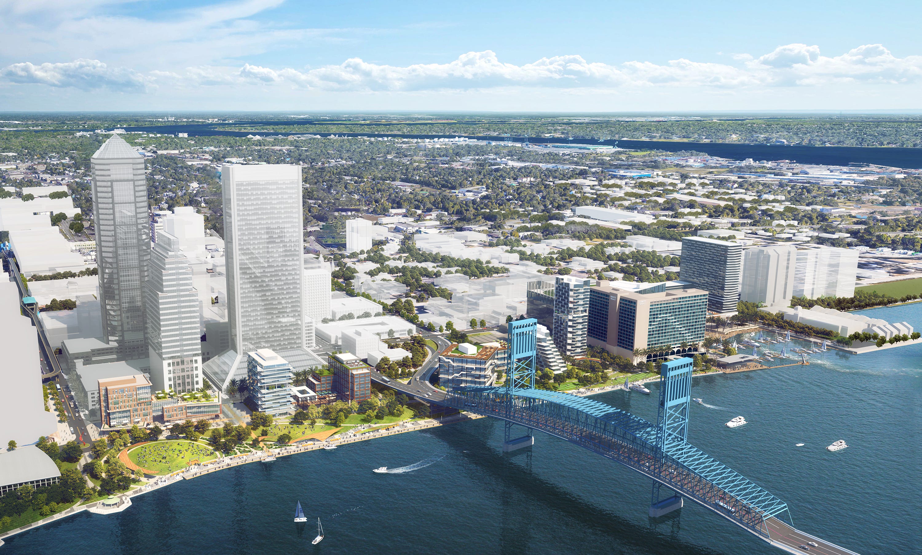 Developer Steve Atkins unveils Riverfront Jacksonville master plan