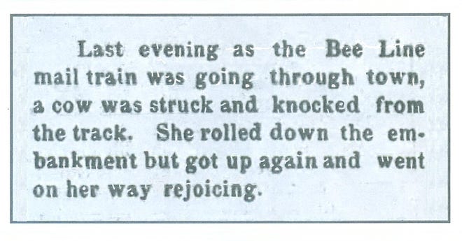 Richmond is not the only East Central Indiana town to have Mark Twain-styled snippets. Here is one from the Muncie Morning news dated June 7, 1879