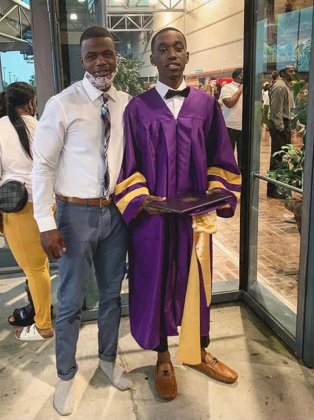 Student's shoes almost kept him from walking high school graduation