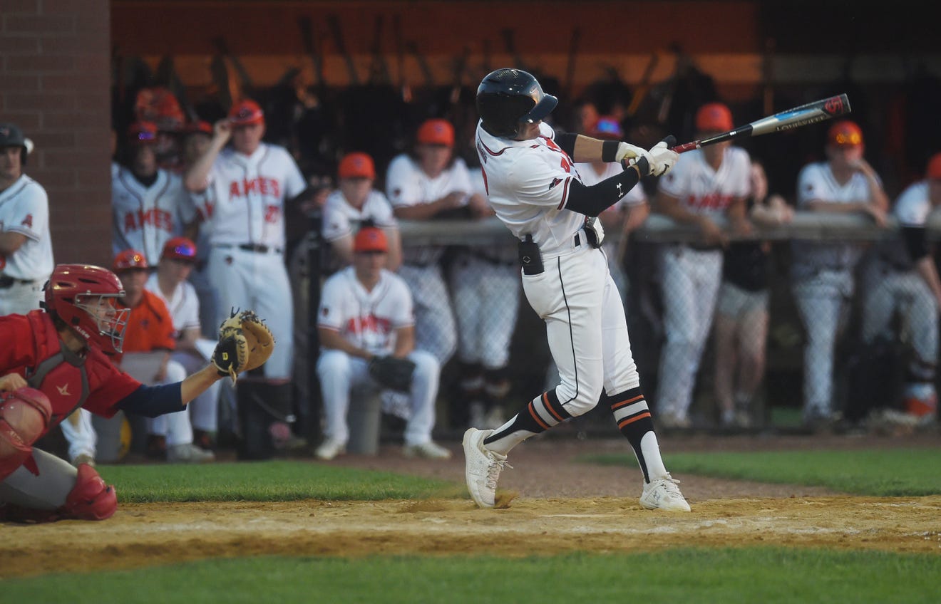 Ames Baseball Team Comes Back To Top Webster City Thursday 4 3