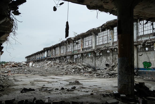 Cadillac Stamping Plant in Detroit, June 2, 2021.