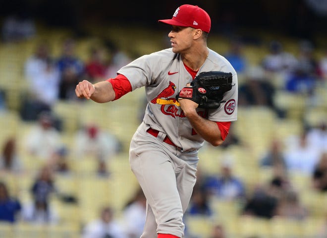 Jack Flaherty has been placed on the 10-day IL with a left oblique strain.