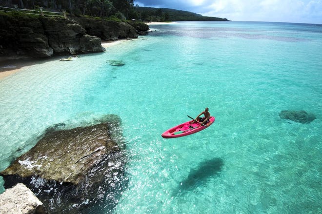 Taga Beach is one of the most popular sites on the island of Tinian in the Marianas. The Marianas expects to reopen to international flights in July 2021.