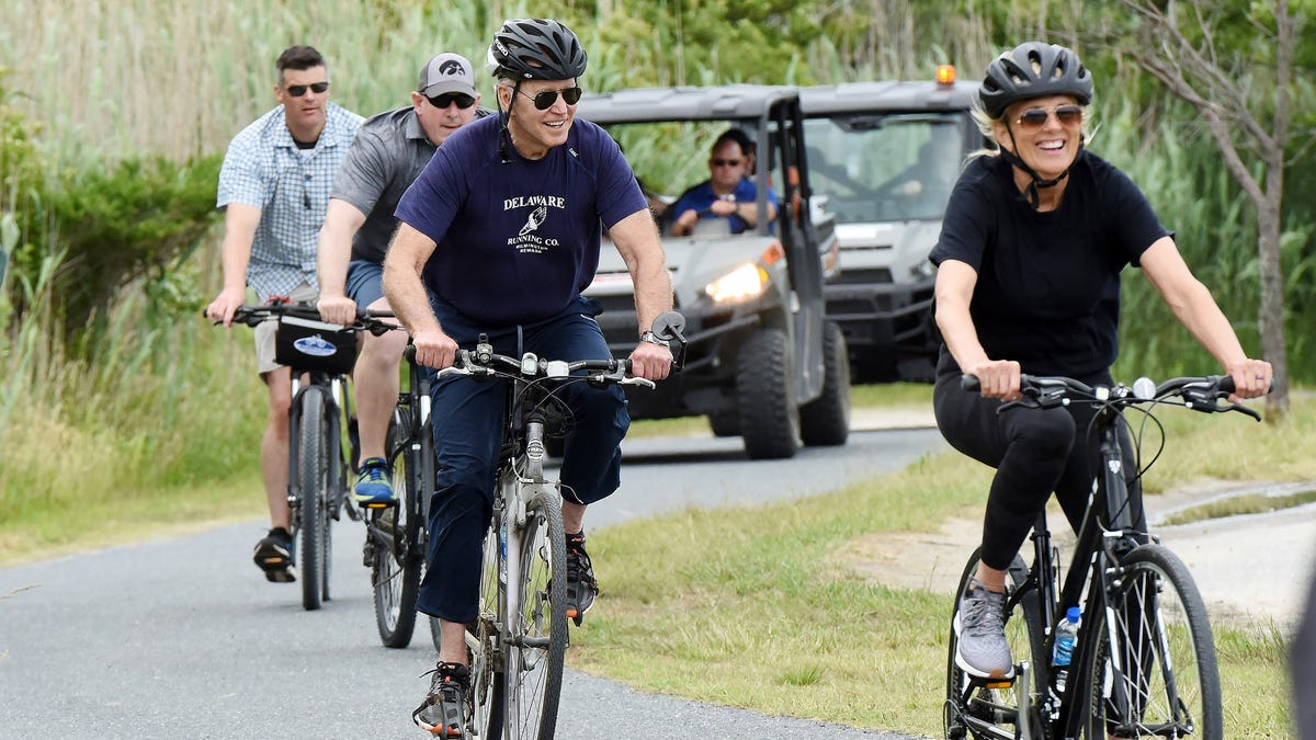 Joe and Jill Biden's Rehoboth Beach visit: Bike ride on her 70th birthday