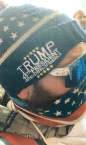 Nicholas Hendrix of Maine is among those charged with participating in the Capitol riot on Jan. 6, 2021.