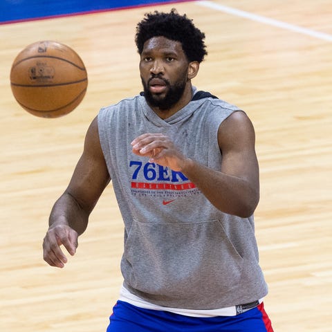 Joel Embiid's status for the second round is uncer