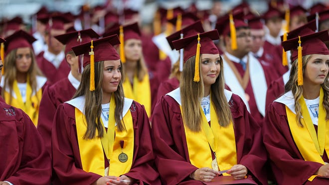 Niceville High 2021 Graduation Returned To Eagle Stadium On Thursday Niceville High School Graduation 2022