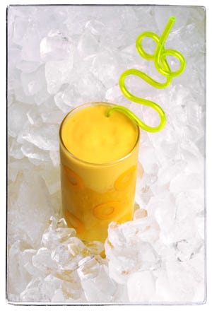 You may call it a mango smoothie, but we call it relief from the heat.