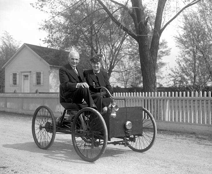 Henry Ford's first four-wheel vehicle, the Quadricycle, changed lives