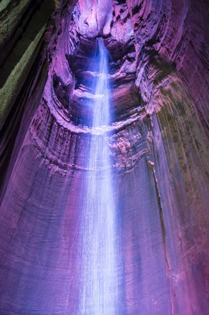 At 260 feet, Ruby Falls is America's tallest and deepest underground waterfall that's open to the public.