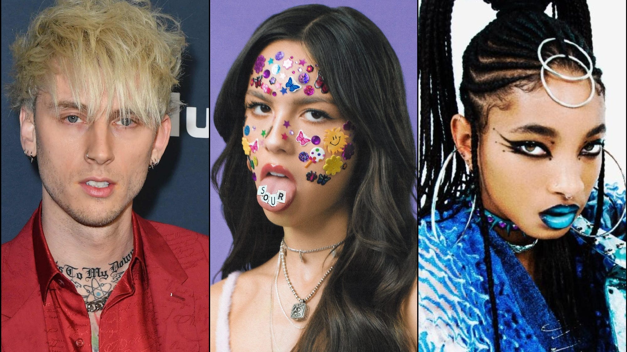 Olivia Rodrigo Mgk And Willow Smith Among Pop Punk Revivalists Olivia Rodrigo Mgk And Willow Smith Among Pop Punk Revivalists