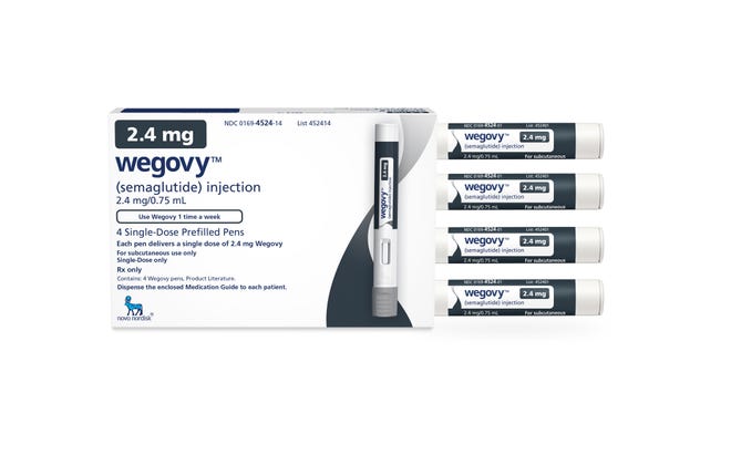 Wegovy (semaglutide 2.4 mg)