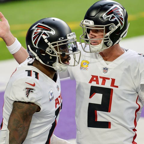 After 10 years together, WR Julio Jones and Falcon