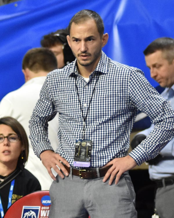 Ryan Riggs Mount Union wrestling Perry Bill Borchert college football