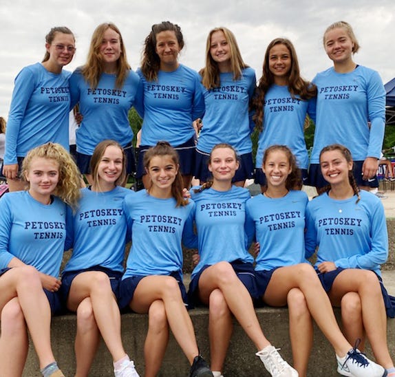 The Petoskey girls' tennis team once again closed at the state finals, earning a respectable 11th place finish among 21 teams.