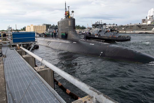 The Seawolf-class rapid attack submarine USS Connecticut (SSN 22) leaves Kitsap-Bremerton Naval Base for deployment May 27.  Connecticut will conduct maritime operations in the Pacific Ocean.