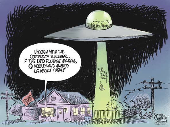 UFOs and aliens: Editorial cartoons from the USA TODAY Network