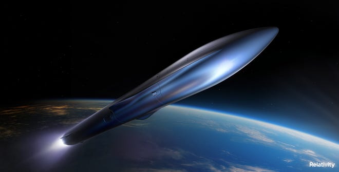 Relativity Space's Terran R rocket is expected to fly from Cape Canaveral Space Force Station no sooner than 2024.