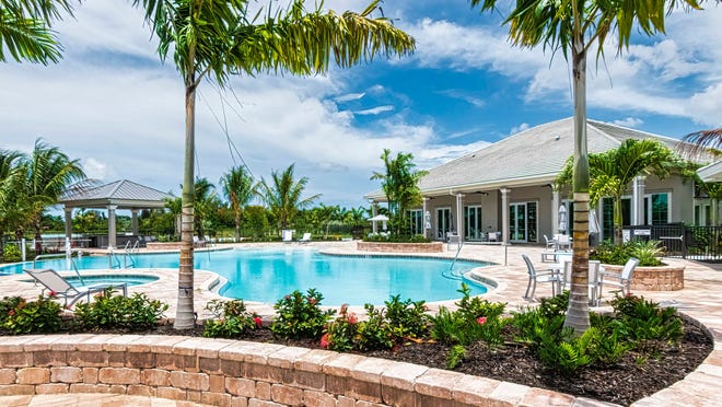 Antilles resort style pool and Tiki bar.