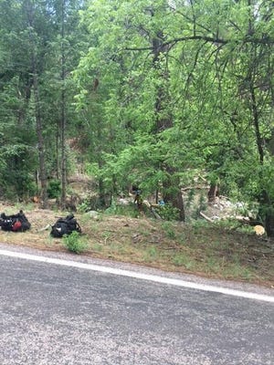 Fire crews complete brush work on the Drummond Fire June 3, 2021.