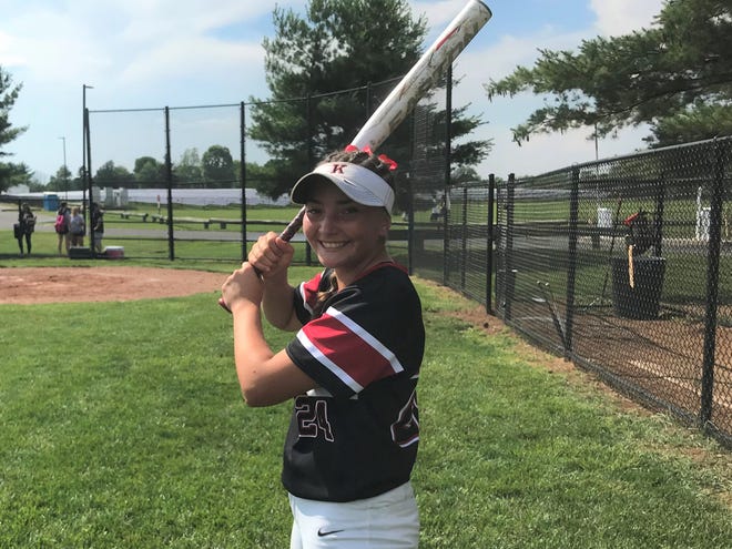 Kingsway's Tori Lipka has become one of her team's most clutch hitters this spring. In the sectional semifinal, she delivered a pair of run-scoring singles.