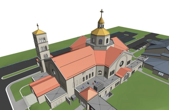 St. Charles Parish in Hartland is constructing a new church.