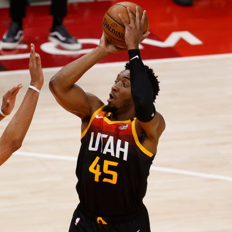 Donovan Mitchell notched his fourth career 40-poin