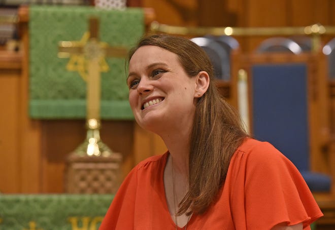 Pastor Becky Weamer of First United Methodist Church is moving on to another church.