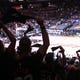 Fans wave towels during the second quarter in Game 2 between the Phoenix Suns and the Denver Nuggets in Phoenix. June 9, 2021. 