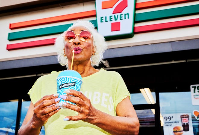 7-Eleven is known for its frozen Slurpee drinks.