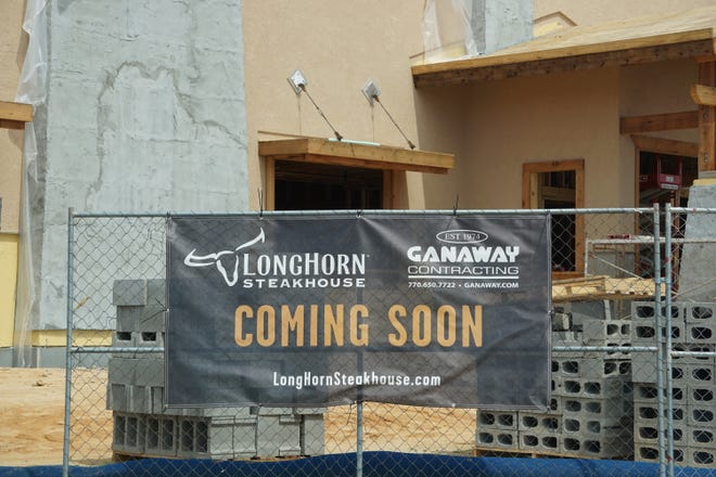 LongHorn Steakhouse is under construction at the Cross Creek Mall in Fayetteville. The new restaurant is scheduled to open in October or November 2021.