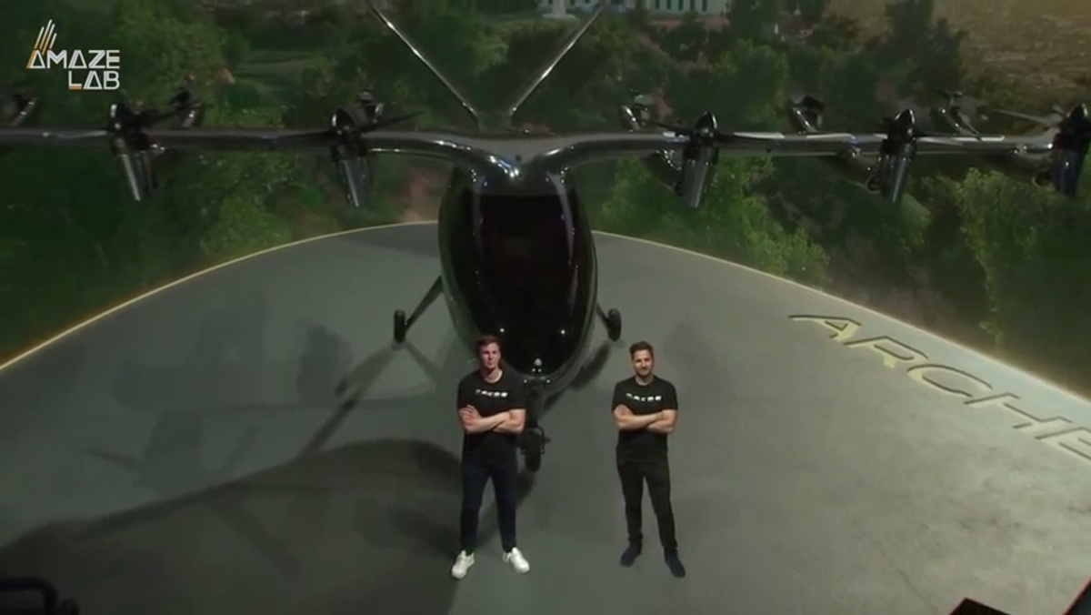 Archer Aviation just unveiled its first flying taxi.