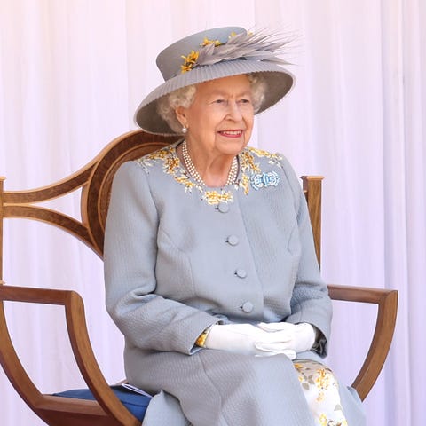 WINDSOR, ENGLAND - JUNE 12: Queen Elizabeth II att