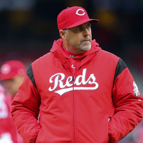 Bryan Price in 2018, as manager of the Cincinnati 