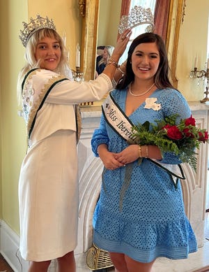Annie Blanchard was crowned “Miss Iberville Parish” at a tea June 12.