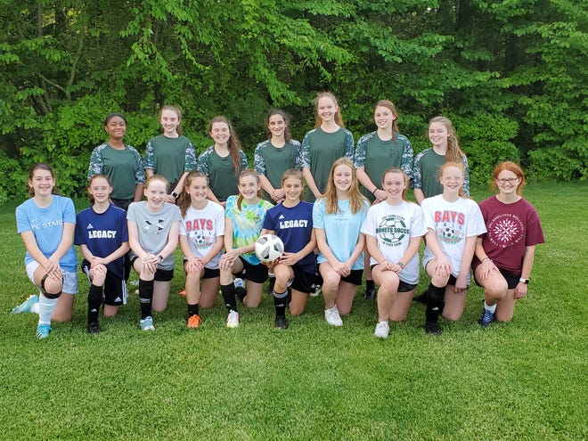 The Mansfield Hornets recently finished their season. Pictured on the back row is the eighth-grade group that will be in high school next year and competing for spots on several teams.