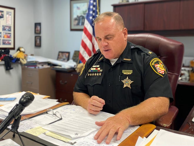 Sheriff Matt Lutz cautions those who wish to swim in the Muskingum River after a 12-year-old boy visiting from Elyria drowned Saturday evening.