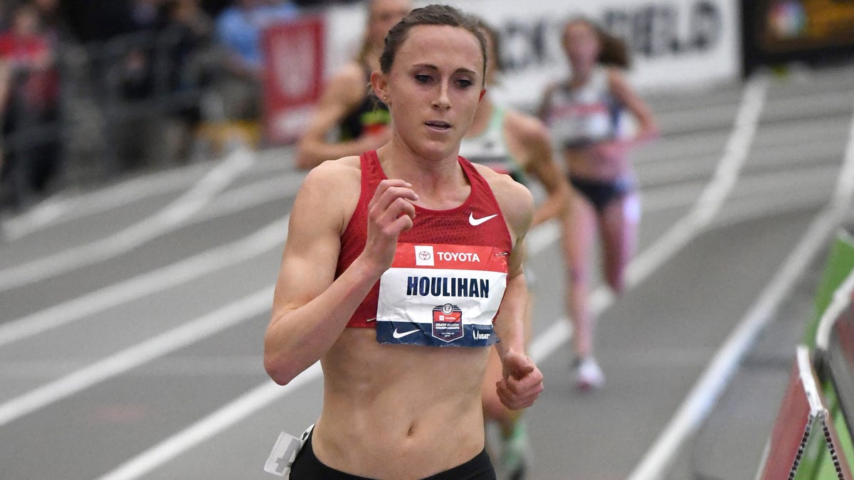 American middle-distance runner Shelby Houlihan has been banned for four years after testing positive for an anabolic steroid that she believes came from pork in a burrito.