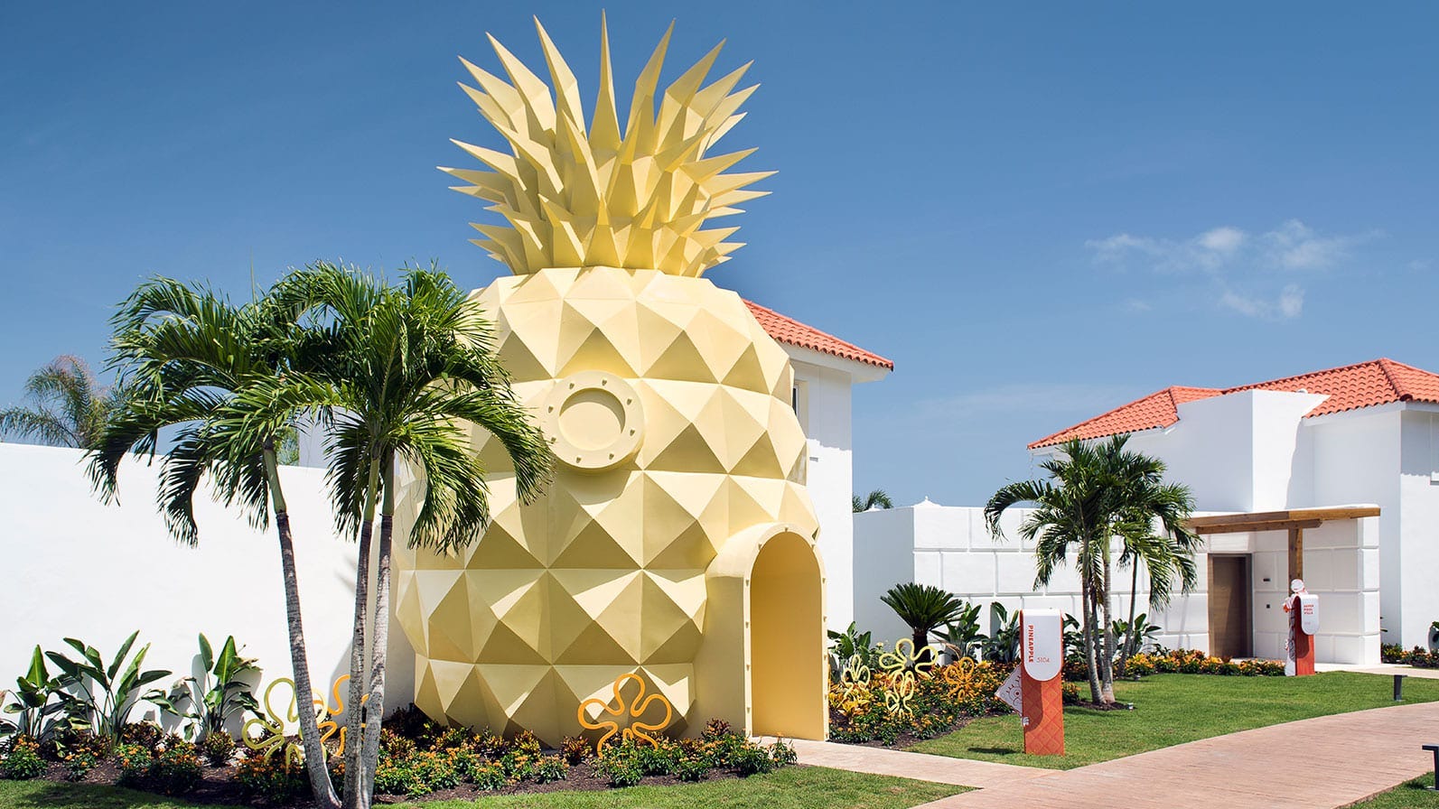 Who lives in a pineapple under the sea?  You, when you stay in the 