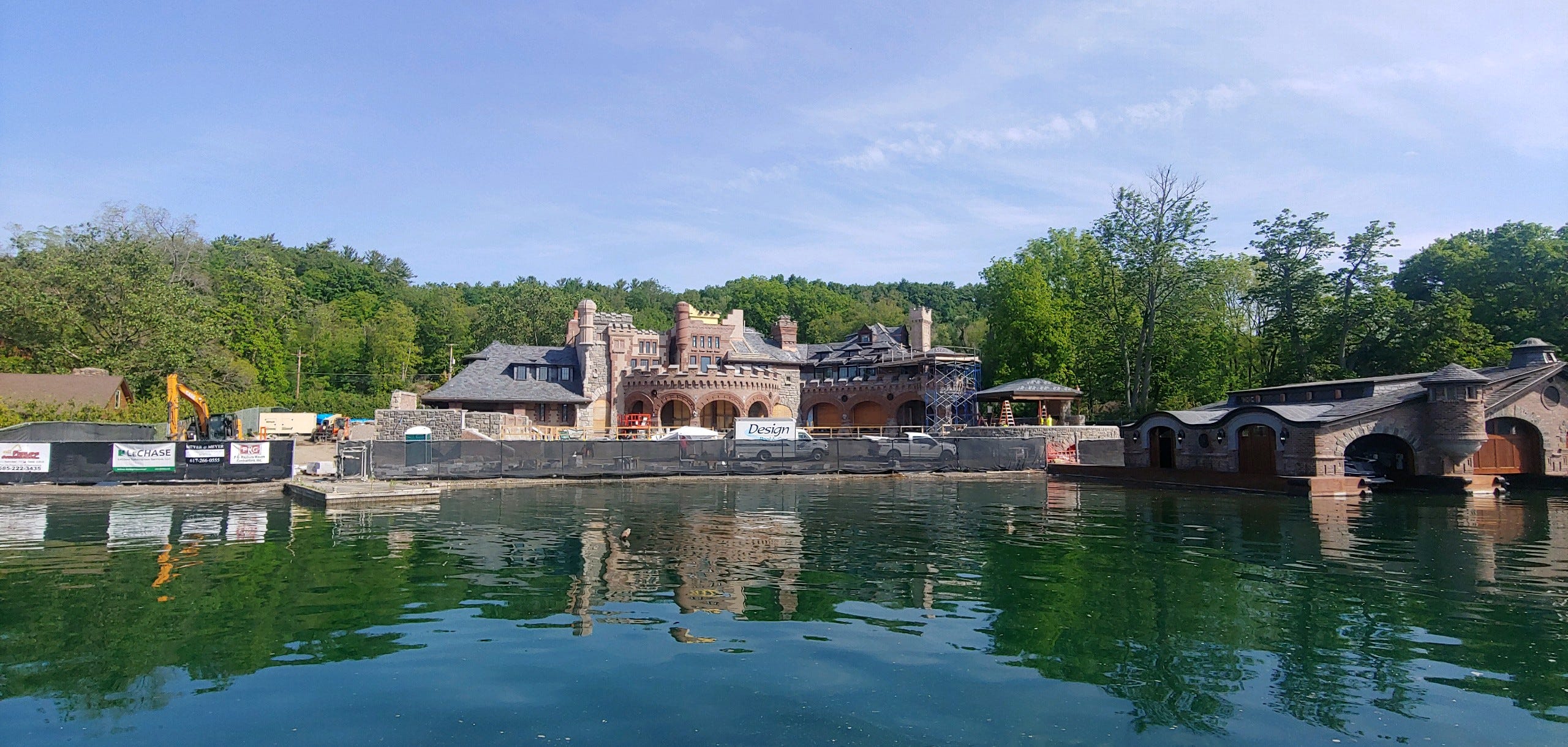 Castle on Canandaigua Lake owned by Robert Sands of Constellation Brands