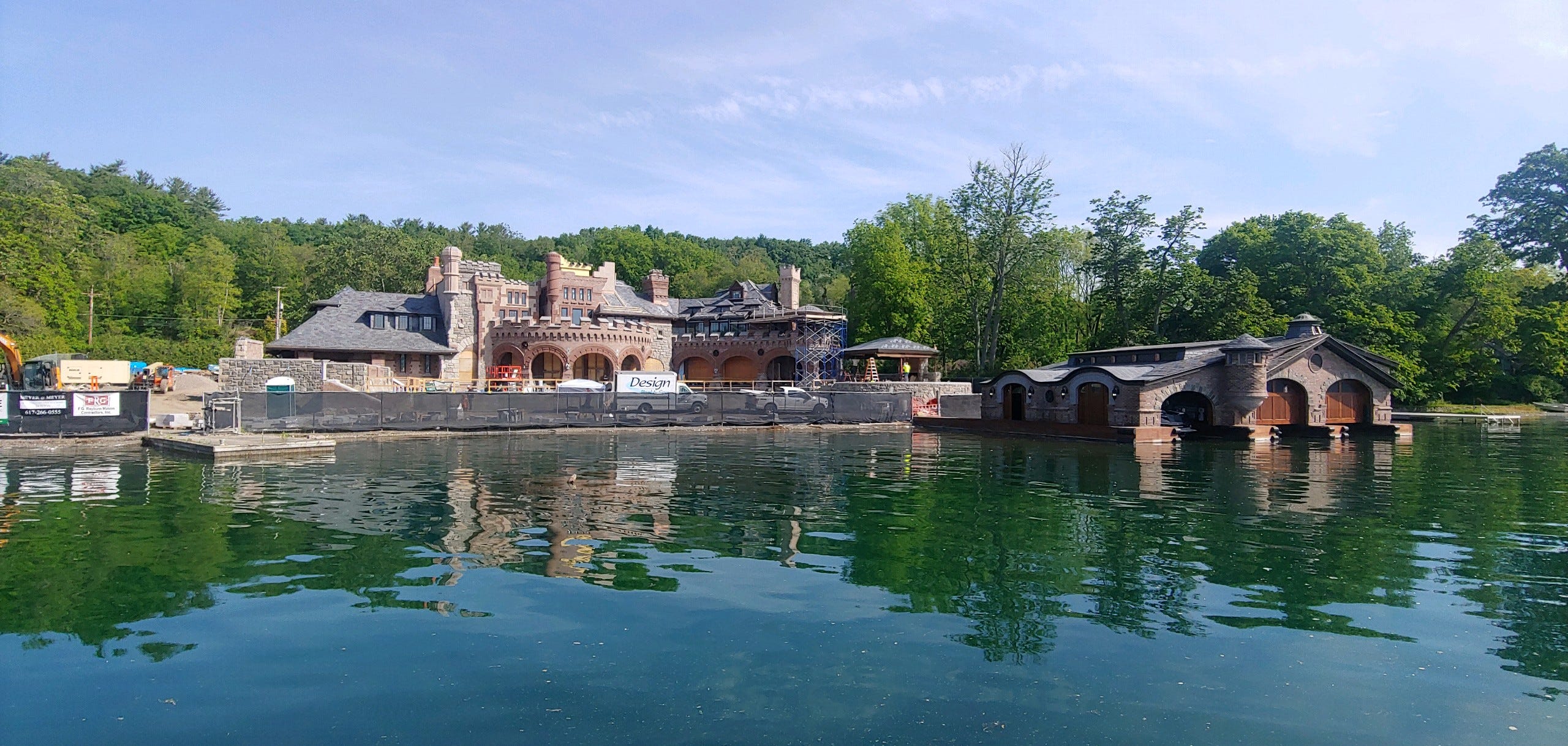 Castle on Canandaigua Lake owned by Robert Sands of Constellation Brands