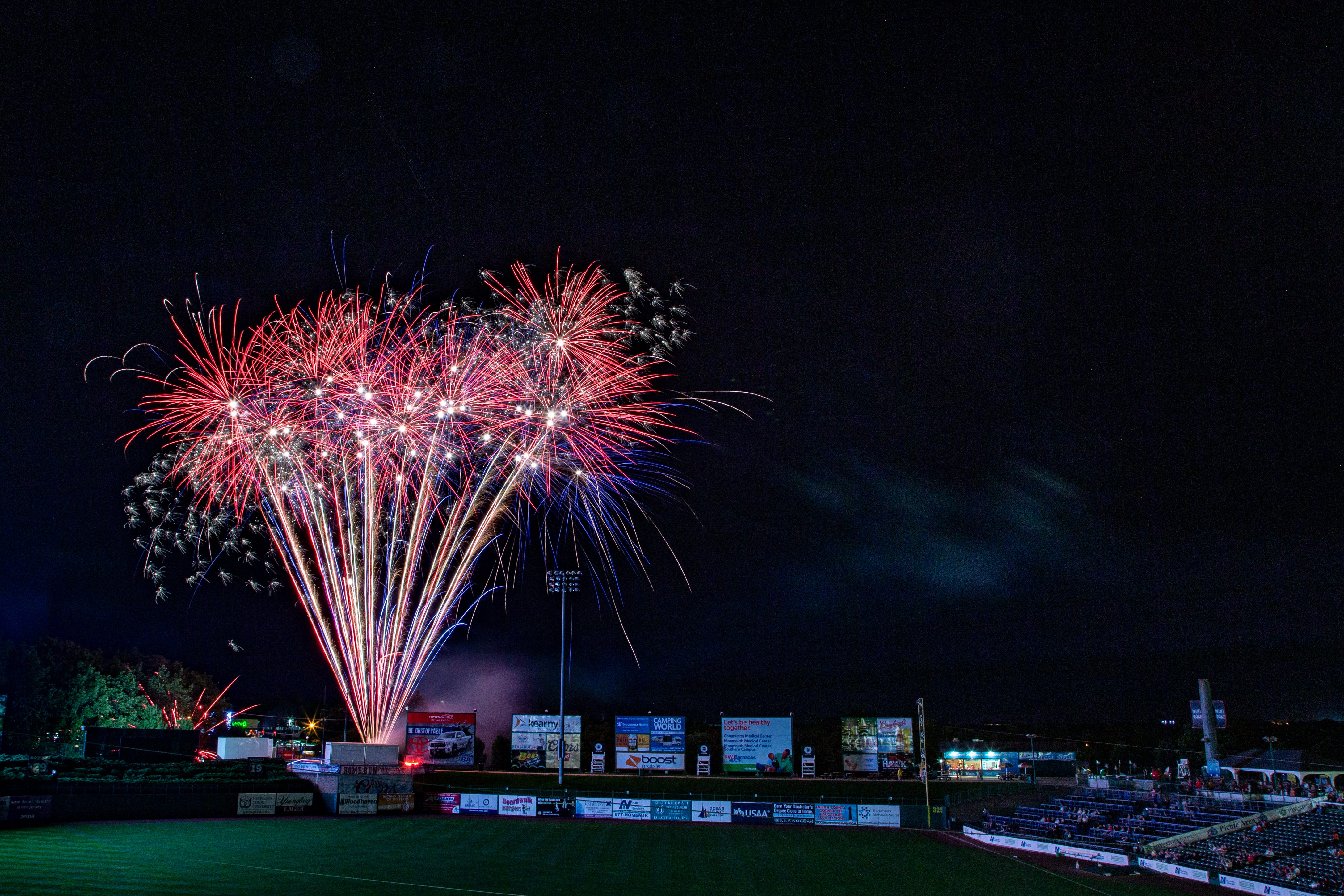 NJ fireworks near Jersey Shore: 2021, July 4th calendar