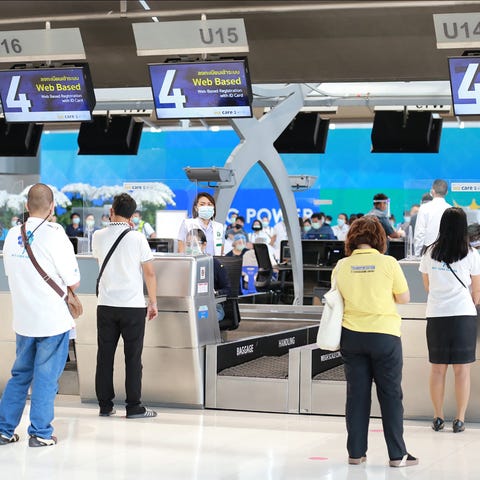 This handout photo from Airports of Thailand taken