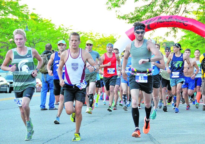 Runners will once again take off on Bridge Street in downtown Charlevoix to compete in the annual Charlevoix Marathon, after the race was put on hold for a year due to the pandemic.